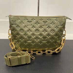 Louis Vuitton Coussin Monogram Embossed Lambskin (JB1052)